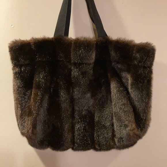Fabulous Furs Handbags - Fabulous Furs Faux Fur Bag